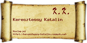 Keresztessy Katalin névjegykártya